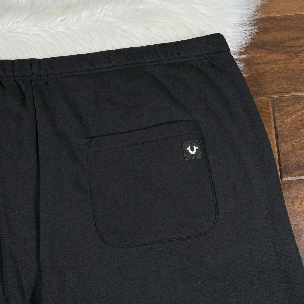 True Religion Men's Size XXXL Black Exaggerated Icon Jogger Pants‎